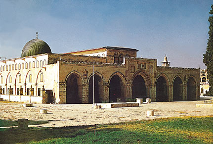 La mezquita del Aqsa en Jerusalén